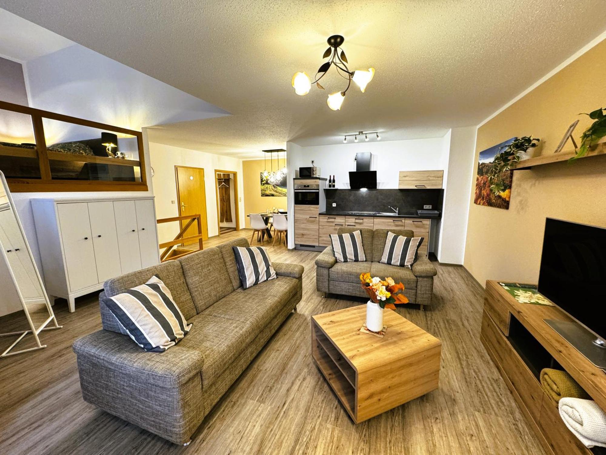 Galerie-Ferienwohnung "Im Schindlershof" - Zentral Und Ruhig Eibenstock Extérieur photo